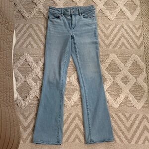 American Eagle High Rise Skinny Kick Jeans